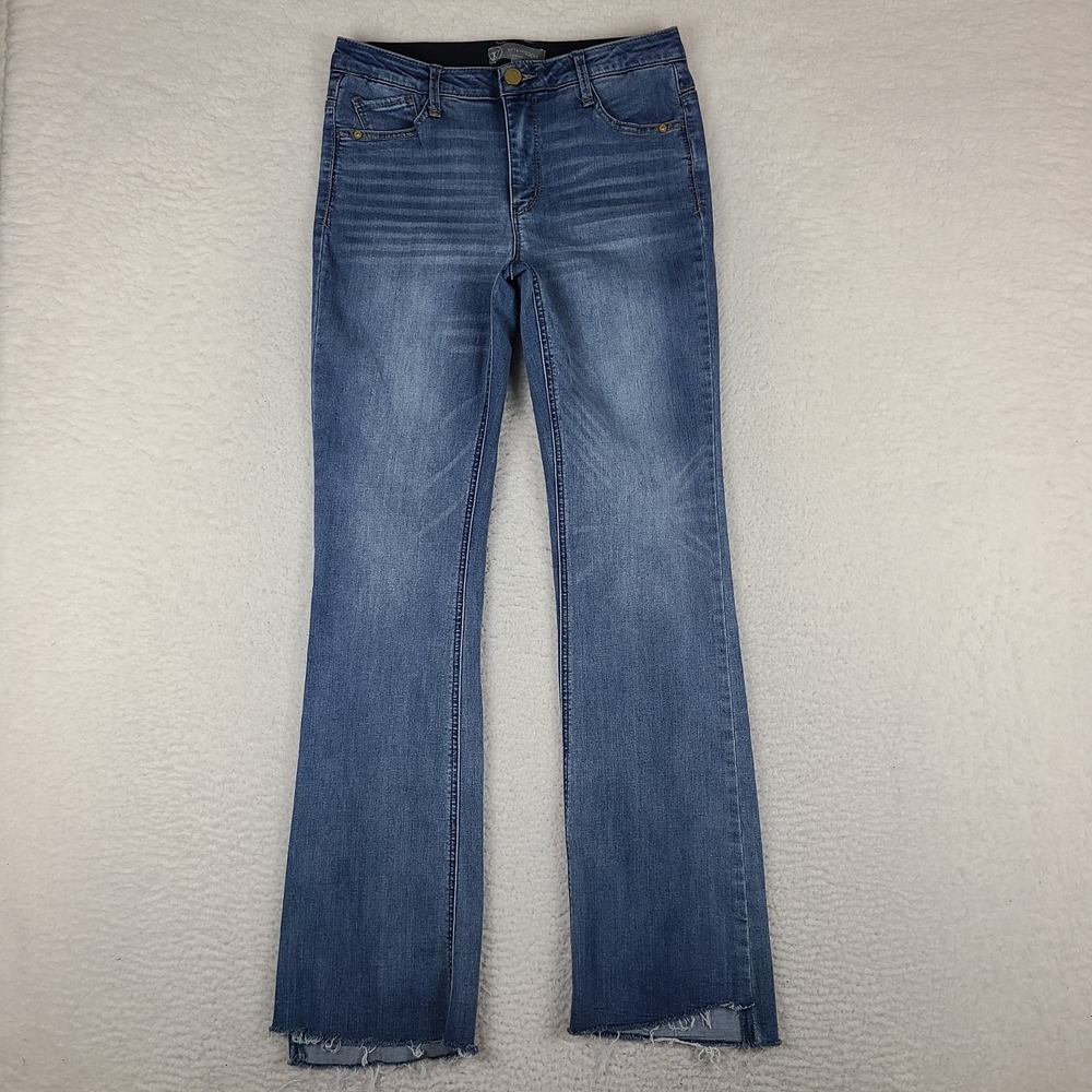Wit & Wisdom Jeans Womens 8 Blue Ab Solution Boot Cut Medium Wash Denim